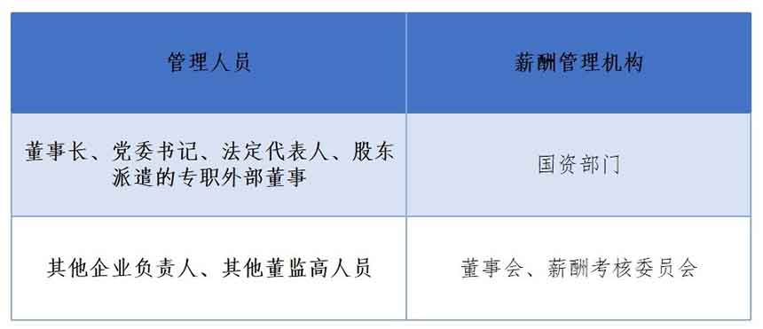 表2-1  城投公司薪酬管理機(jī)構(gòu)